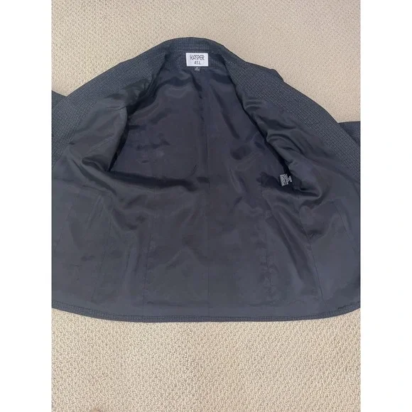 Kasper Black Tailored Blazer Professional Suit Jacket - Picture 9 of 16